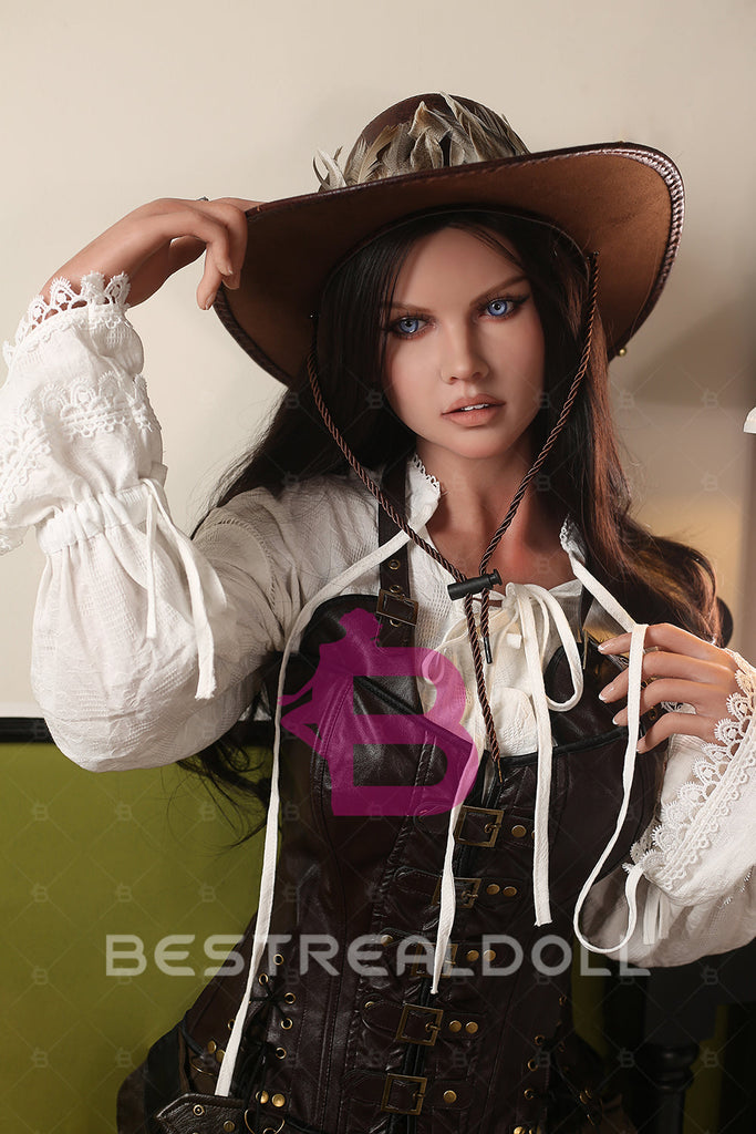 US Stock - Meliora 158cm S155 Realistic Full Silicone Sex Doll Tanned Skin Silicone Adult Love Doll