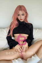Load image into Gallery viewer, US Stock - Lisa Plus 160cm #310 Pink Hair Realistic Sex Doll Silicone Head TPE Body Big Boobs Adult Love Doll