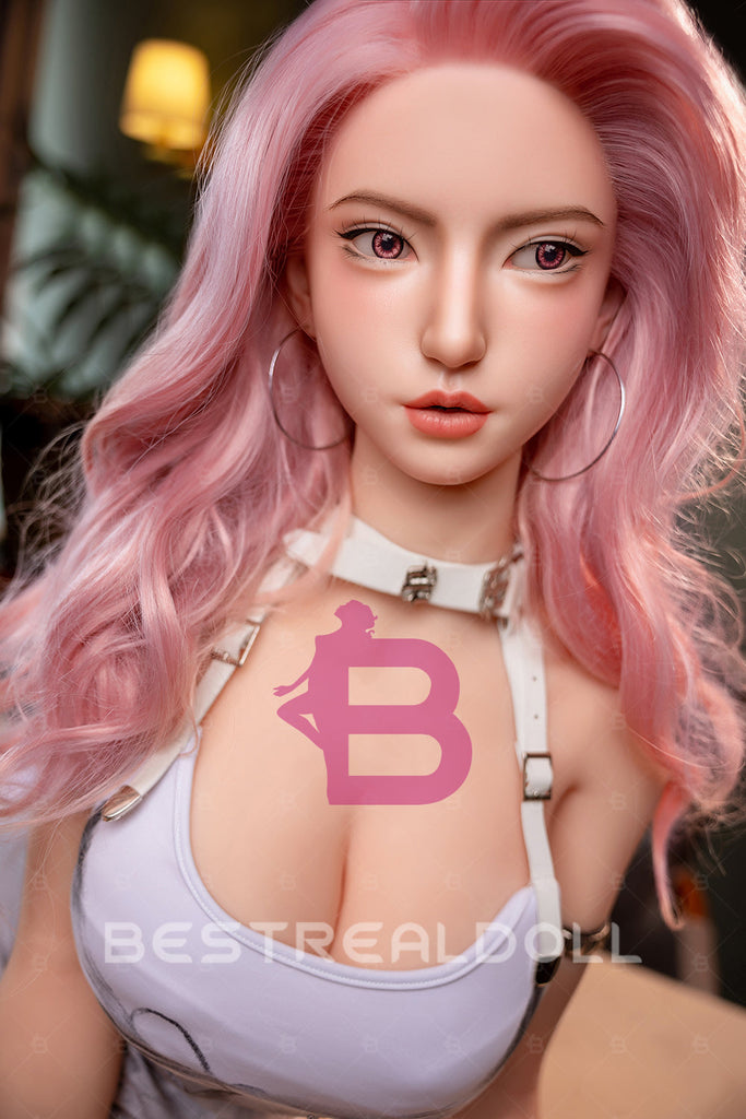 US Stock - YAMIEE Rylee 163cm Unique Design Silicone ROS Head Sex Doll TPE Body Movable Jaw Adult Oral Sex Love Doll