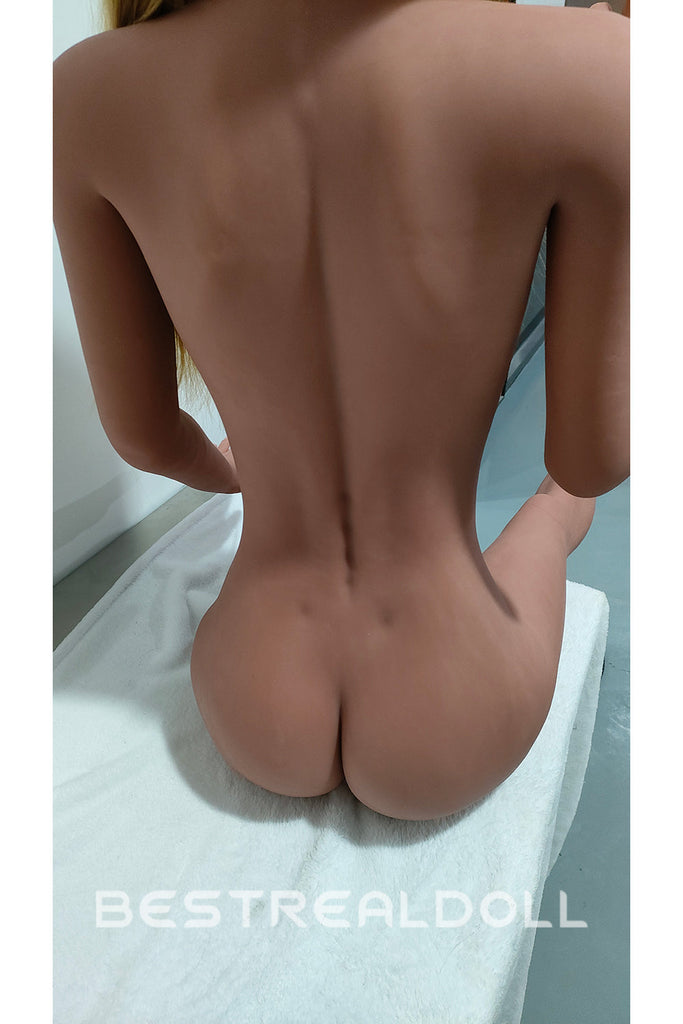 US Stock - RIDMII Liza Unique Design 166cm #404 Realistic ROS Head Small Boobs Sex Doll Silicone Head TPE Body Oral Sex Movable Jaw Adult Love Doll