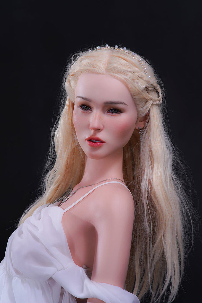 US Stock - YAMIEE Suki Plus 158cm SNK20 Unique Design Silicone ROS Head Sex Doll TPE Body Movable Jaw Adult Love Doll