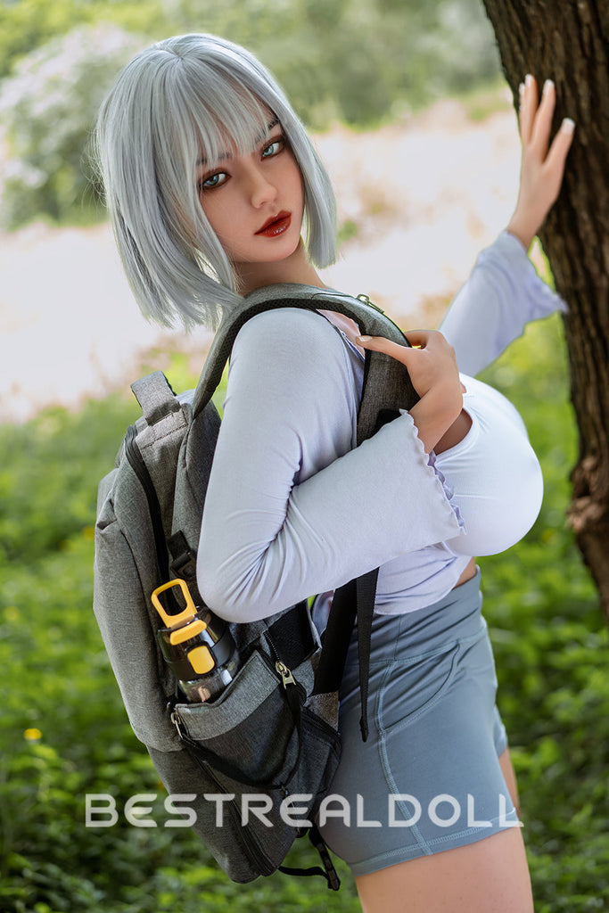 US Stock - RIDMII Danica Unique Design 161cm #468 Realistic BBW Sex Doll Silicone ROS Head Movable Jaw Adult Love Doll TPE Body