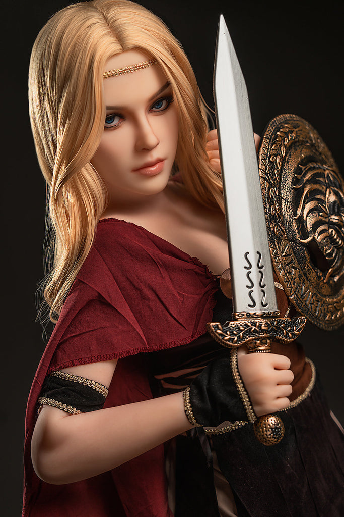 US Stock - YAMIEE Lux 164cm K35 Unqiue Design TPE Sex Doll Medium Boobs Blonde Lady Adult Love Doll (Free 2ND Head)