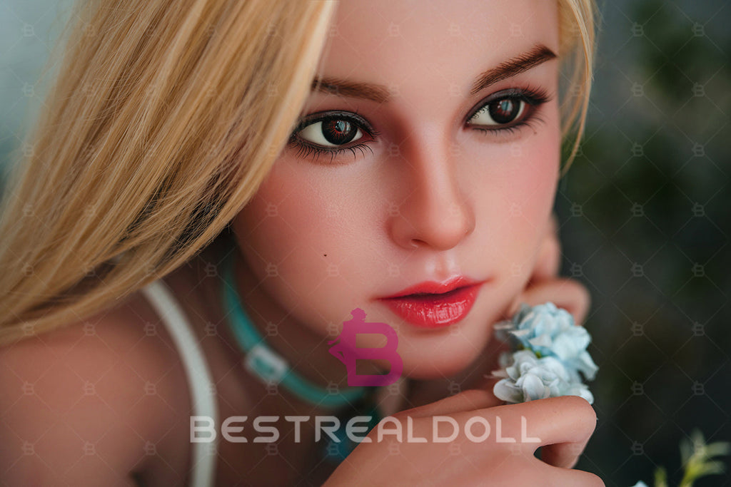 US Stock - Sylvestra 150cm M15 Silicone ROS Head Sex Doll Movable Jaw TPE Body Adult Oral Sex Love Doll (Free 2ND Head)