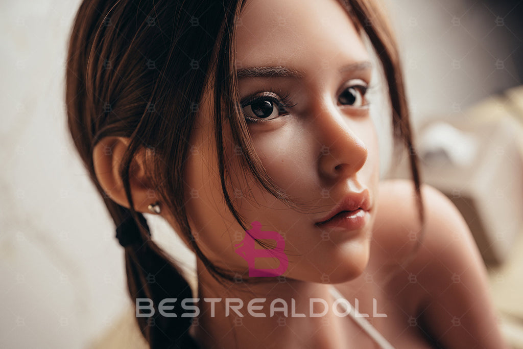 US Stock - YAMIEE Carlee Plus K29 Silicone Head Jelly Breasts Sex Doll Tanned Skin TPE Body Adult Love Doll