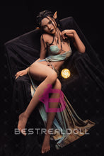 Load image into Gallery viewer, US Stock - YAMIEE Sia Unique Design 157cm #1073E Silicone Head Sex Doll Tanned Skin Small Breasts TPE Body Adult Love Doll