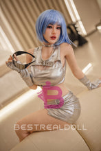 Load image into Gallery viewer, US Stock - YAMIEE Nola 164cm K38 TPE Sex Doll Natural Skin Blue Hair TPE Adult Love Doll (Free 2ND Head)