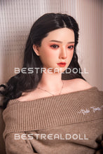 Load image into Gallery viewer, US Stock - RIDMII 163cm Unique Design Muncey Asian Medium Boobs App-Controlled Sex Doll Silicone Head TPE Body Love Doll