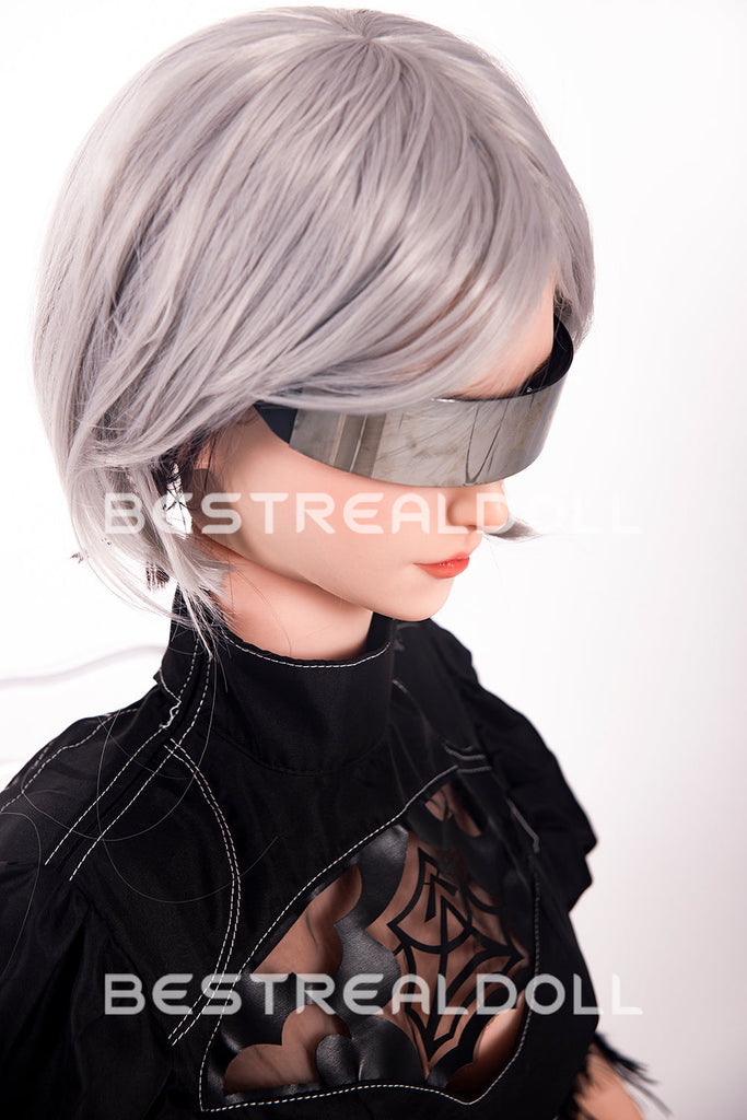 US Stock - RIDMII 163cm Unique Design Momo Plus Cosplay App-Controlled Sex Doll Silicone Head TPE Body Love Doll