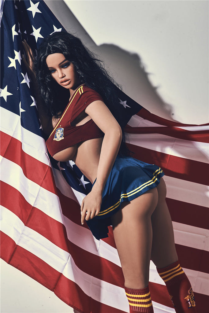 US Stock - Irontechdoll Jane 163cm #56 Head Realistic BBW TPE Sex Doll Football Girl