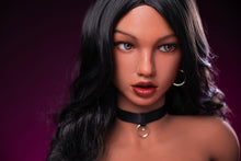 Load image into Gallery viewer, US Stock - Collins 163cm #624 Soft Silicone ROS Head Sex Doll TPE Body Tanned Skin Movable Jaw Oral Sex Love Doll (Free 2ND Head)