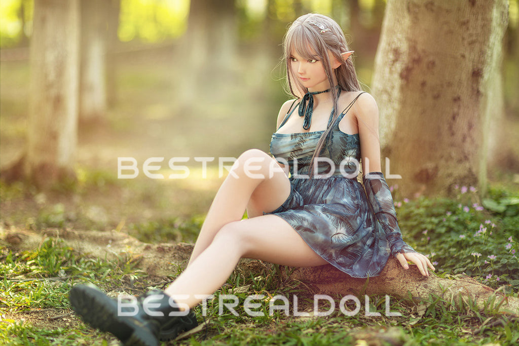 US Stock - RIDMII Aggie Unique Design 163cm Genie Sex Doll Silicone Head Elf Jelly Breasts Adult Love Doll