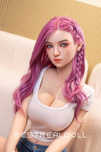 Load image into Gallery viewer, US Stock - Jacintha 160cm #58 B-cup Sex Doll Red Hair Jelly Breasts Realistic Love Doll