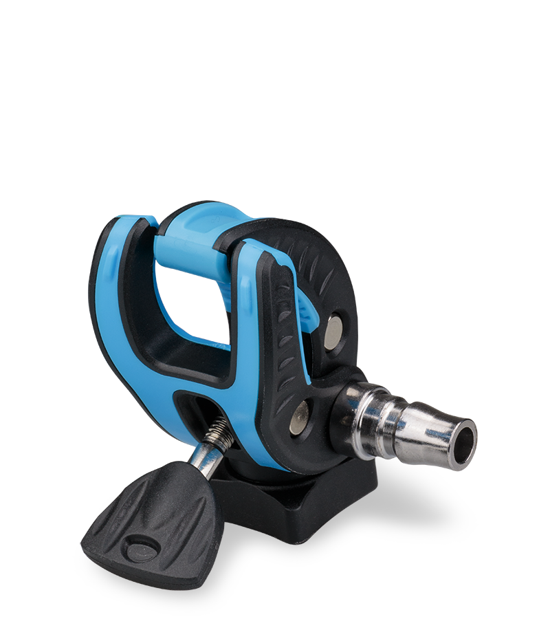 Adjustable clamp attachment for dildo