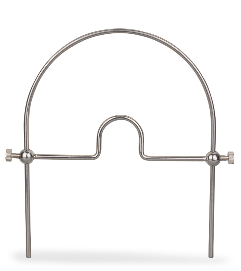 Adjustable metal ball gag