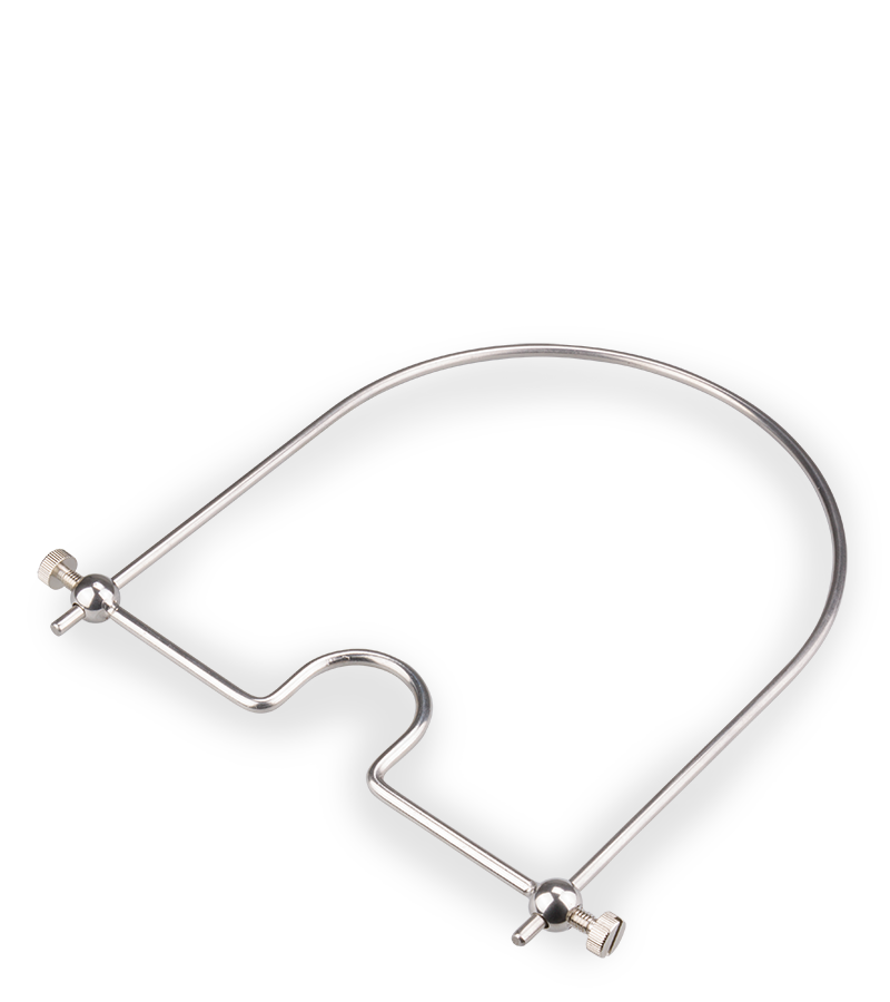 Adjustable metal ball gag