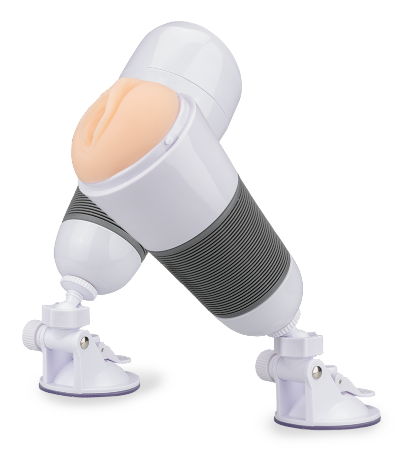 Adjustable suction-cup vagina masturbator