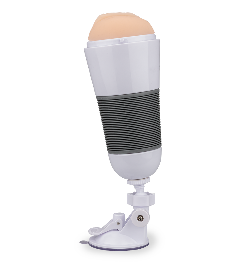 Adjustable suction-cup vagina masturbator