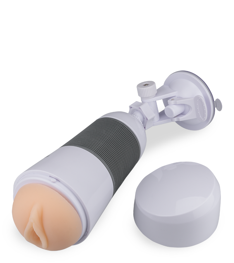 Adjustable suction-cup vagina masturbator