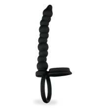 Load image into Gallery viewer, Afternoon double cock ring with butt plug