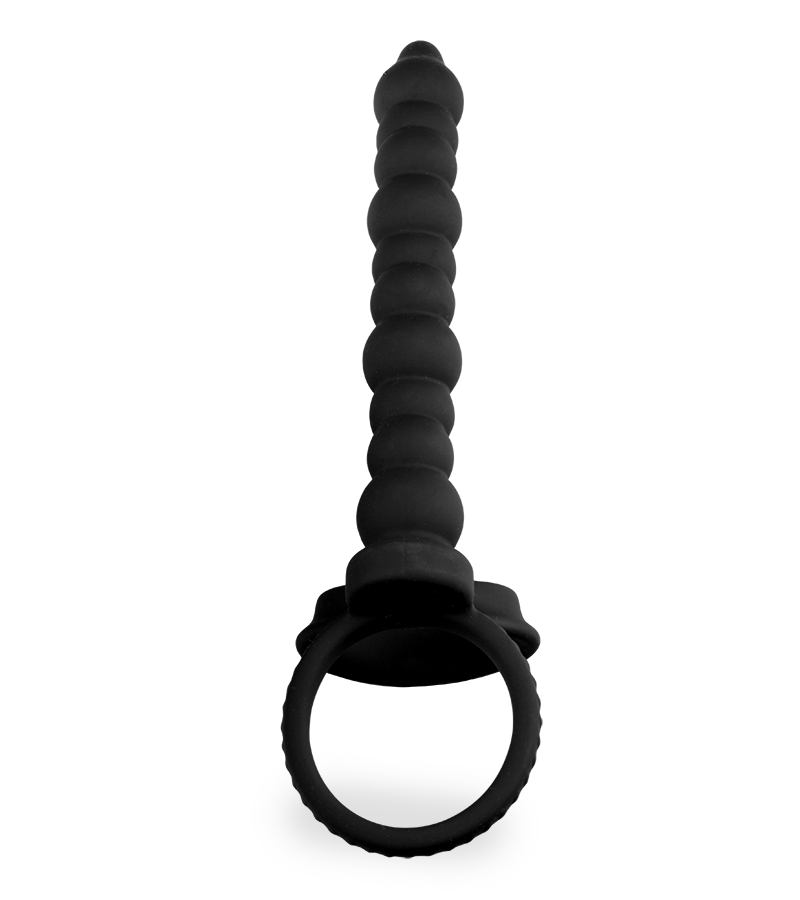 Afternoon double cock ring with butt plug