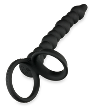 Load image into Gallery viewer, Afternoon double cock ring with butt plug