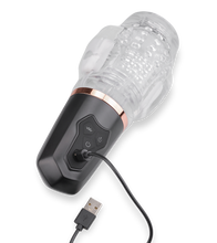 Load image into Gallery viewer, Again vibrating and sucking masturbator