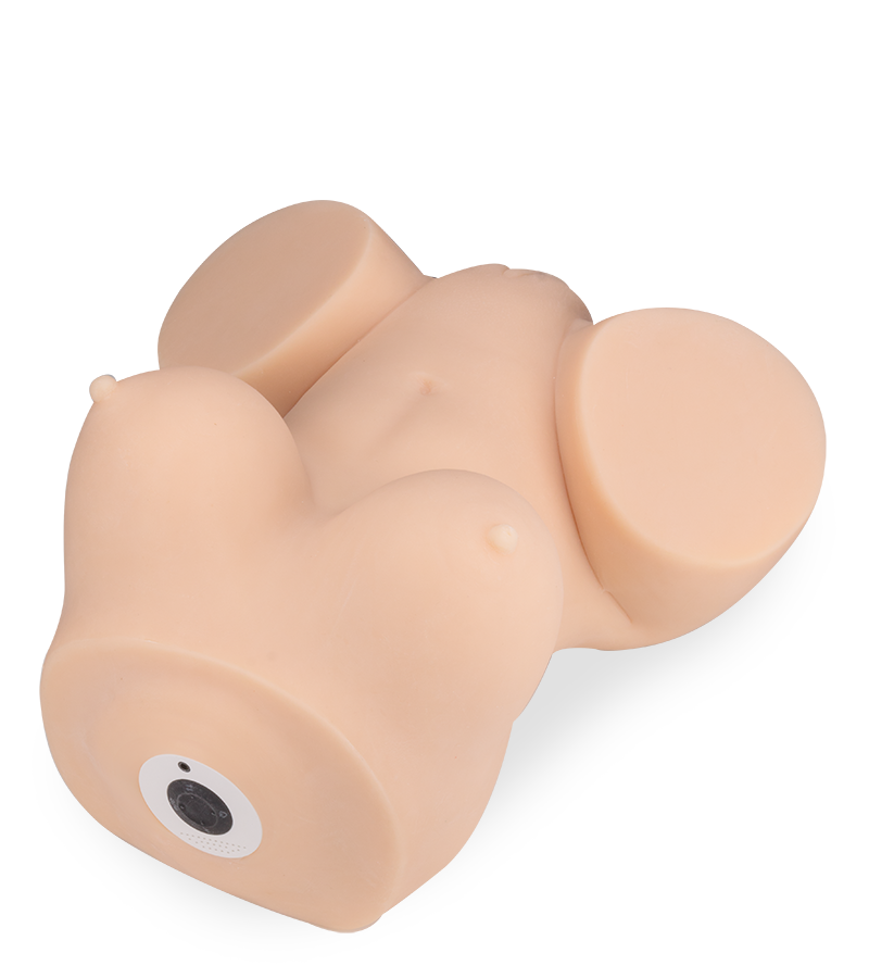 Agnes vibrating and thrusting sex torso with suction action 16.50 lb