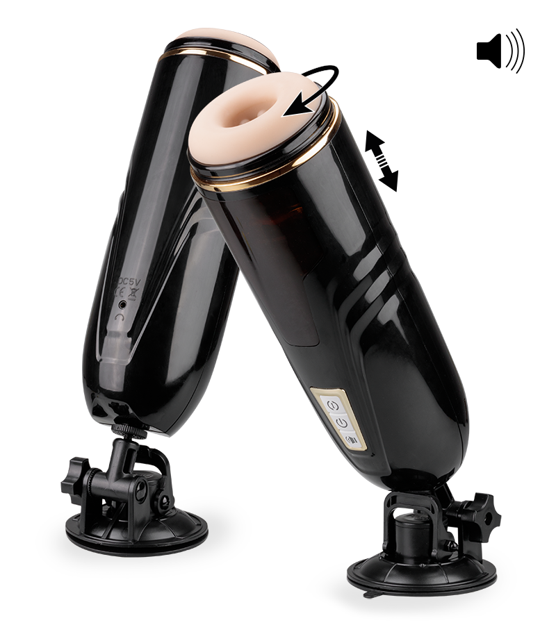 Alabama rotating and thrusting masturbator with audio feature