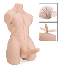 Load image into Gallery viewer, Alessandro male sex torso with anus and bendable penis 20 lb