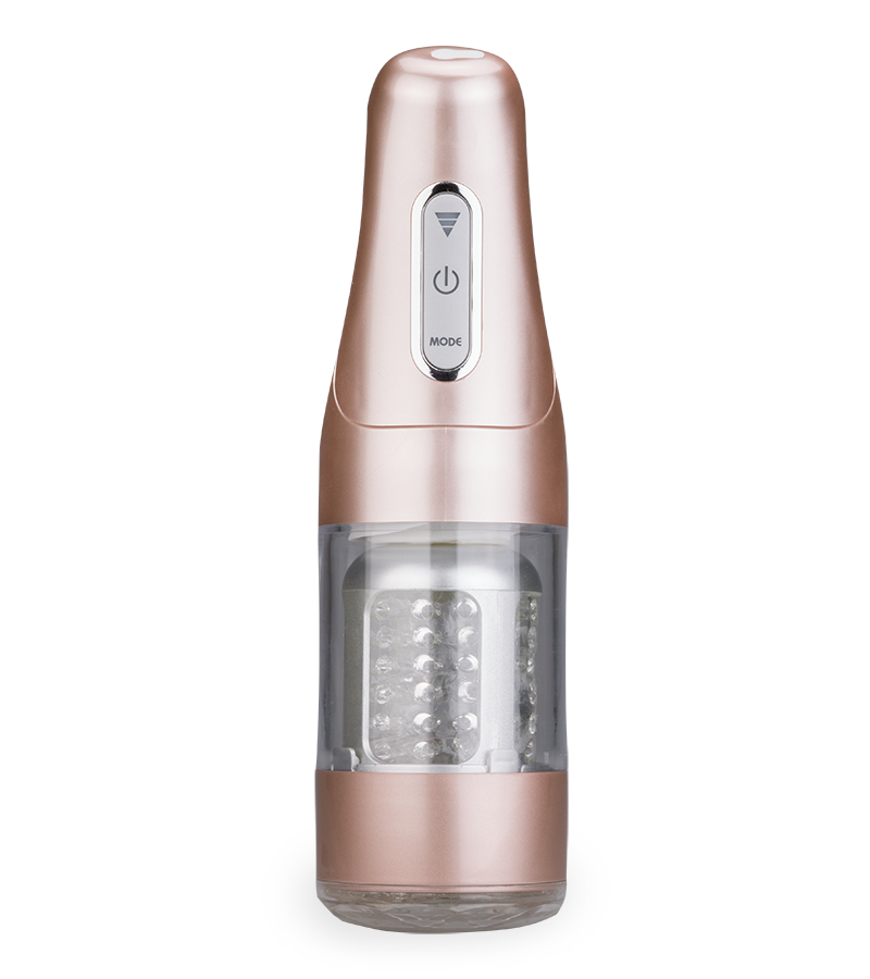 Alligator thrusting and rotating masturbator