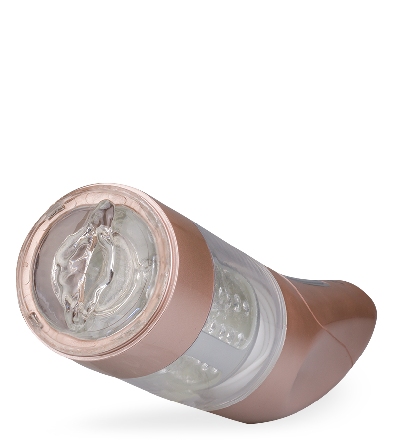 Alligator thrusting and rotating masturbator