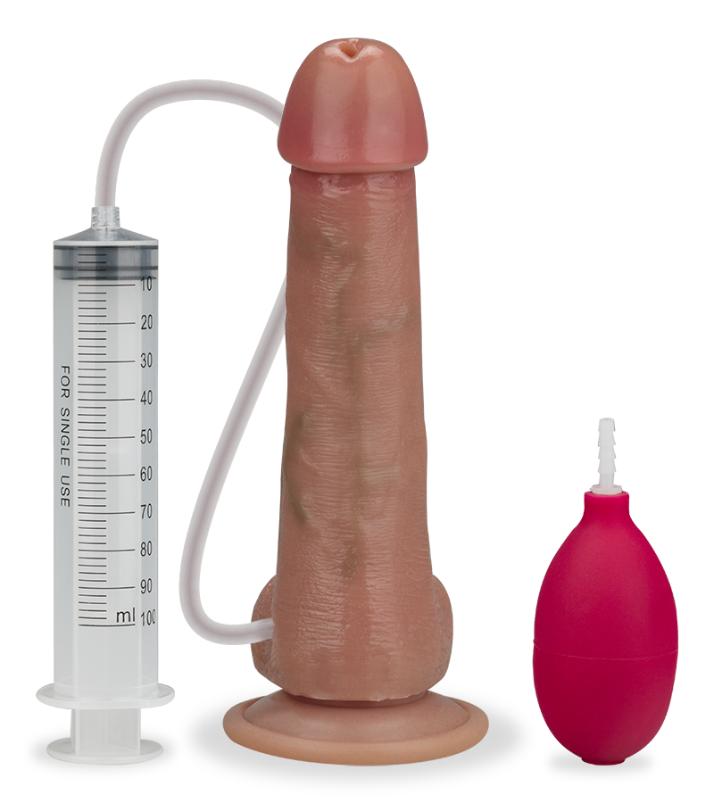 Alvin suction cup ejaculating dildo 6.25 inches