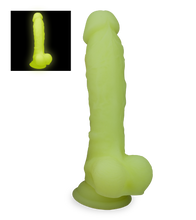 Load image into Gallery viewer, Amazing Glow glow-in-the-dark  suction-cup dildo