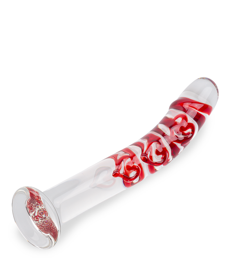 Amorous glass dildo