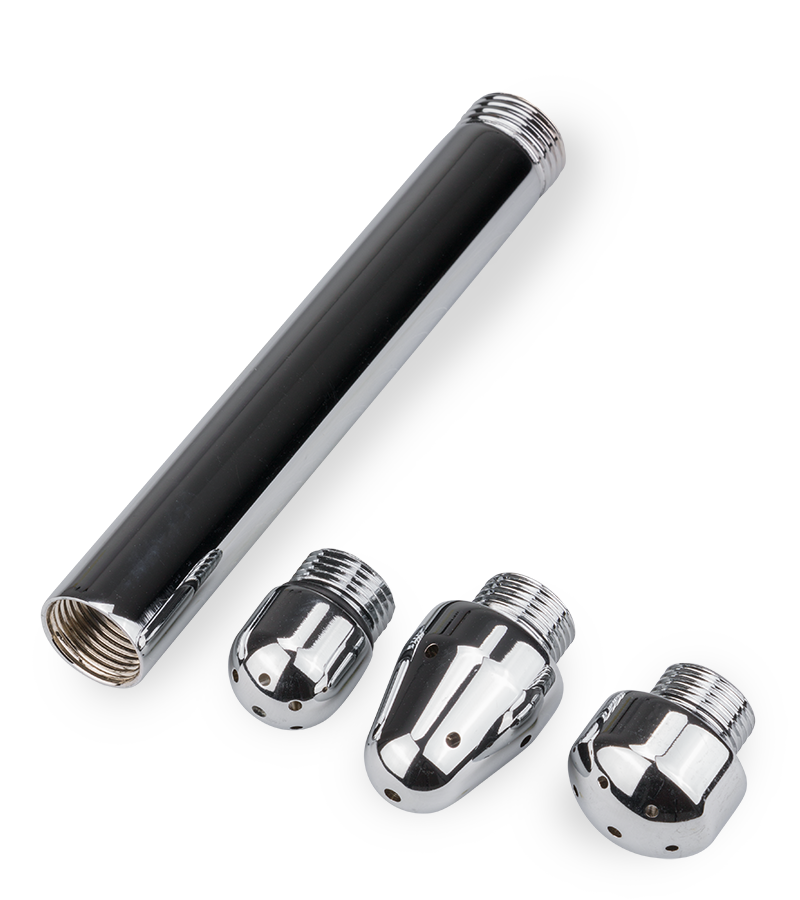 Anal-cleansing enema plug attachment