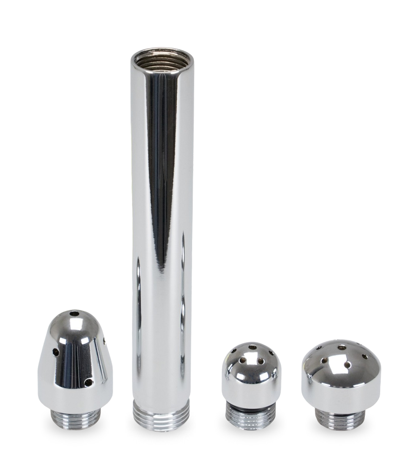 Anal-cleansing enema plug attachment