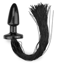 Load image into Gallery viewer, Anal plug with silicone whip