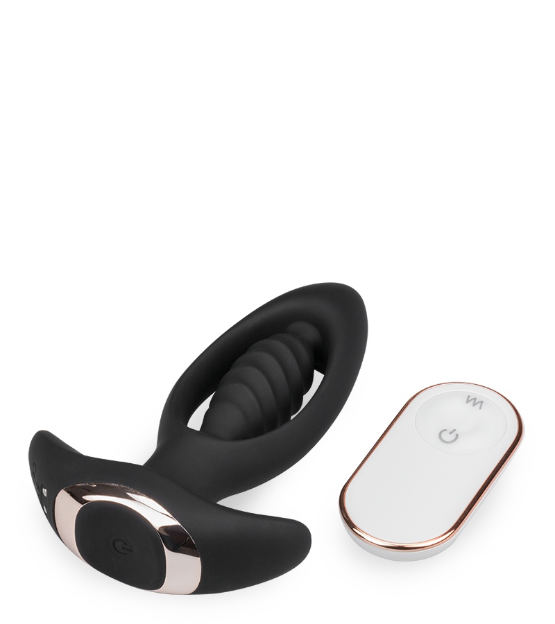 Anchor remote control vibrating butt plug