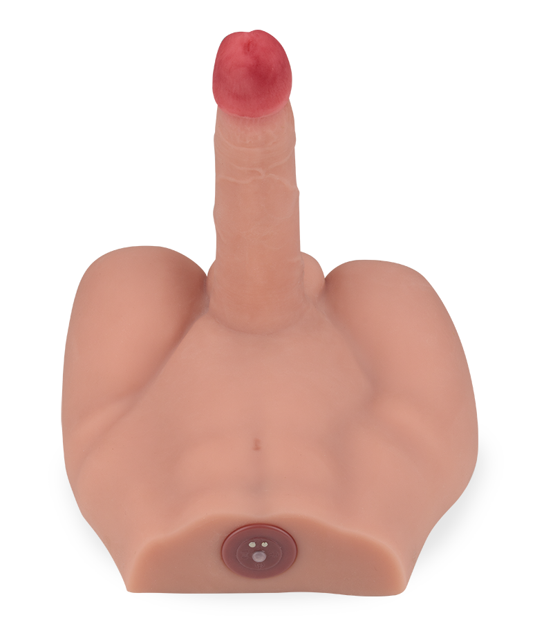 Andrew male torso with thrusting 6.25-inch penis