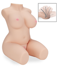 Load image into Gallery viewer, Angelina realistic bendable sex torso 21.00 lb