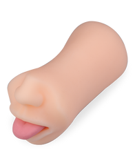 Load image into Gallery viewer, Angie blowjob stroker with cheeky tongue