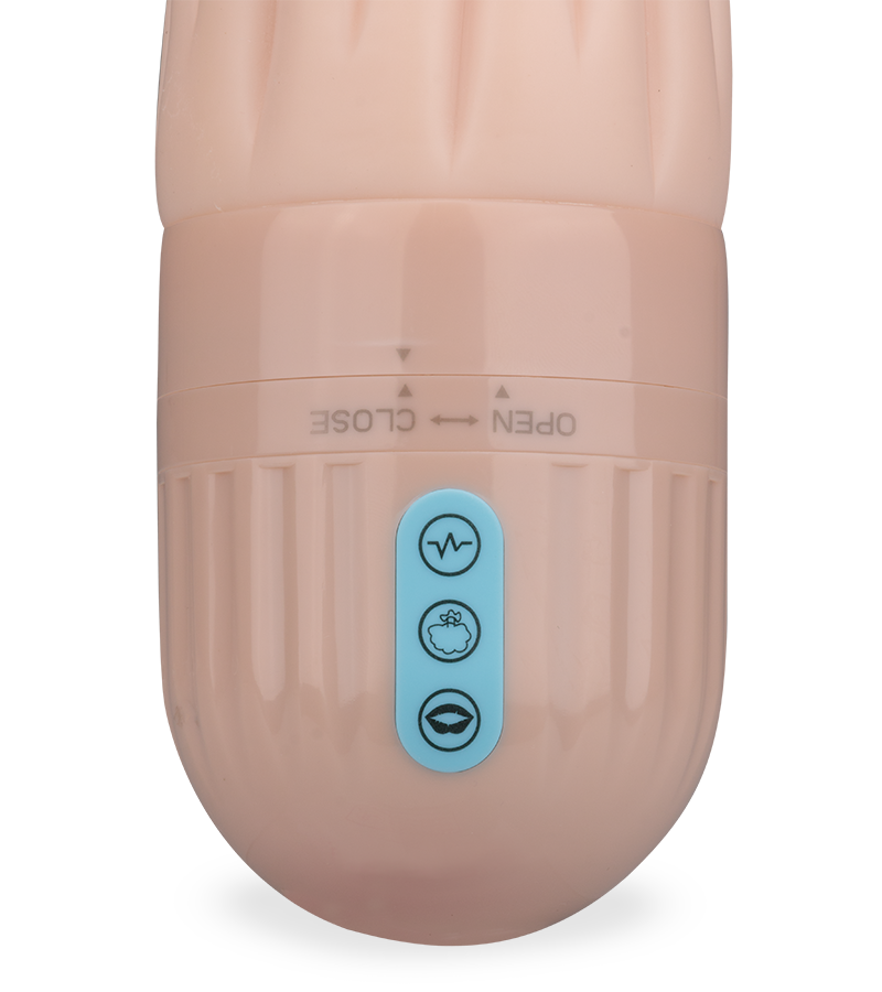 Aria lifelike masturbator with vibrations and suction