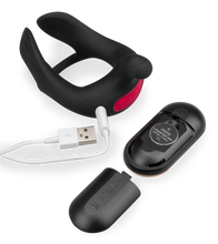 Load image into Gallery viewer, Arto testicle and clit massaging cock ring