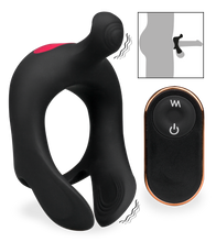 Load image into Gallery viewer, Arto testicle and clit massaging cock ring