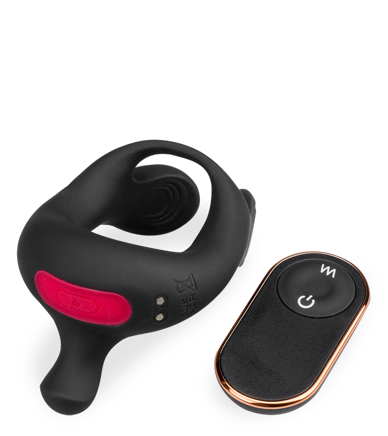 Arto testicle and clit massaging cock ring