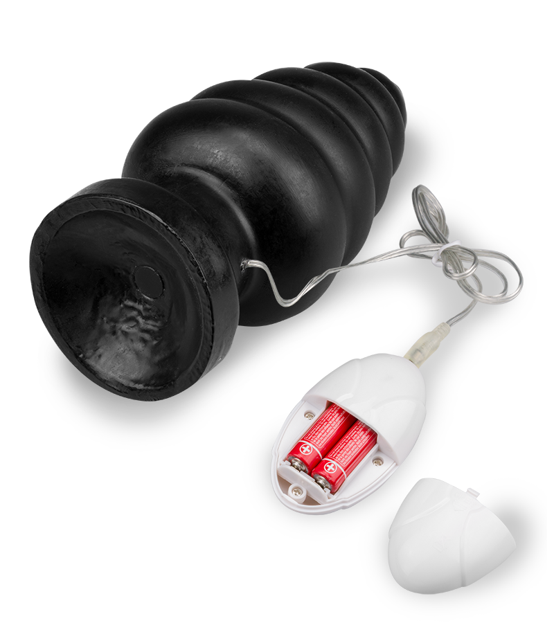 Ascender vibrating suction cup butt plug