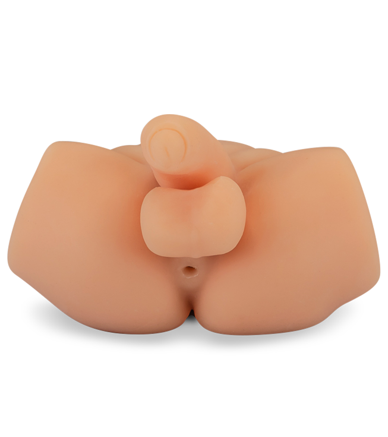 Ass masturbator with anus and flexible penis