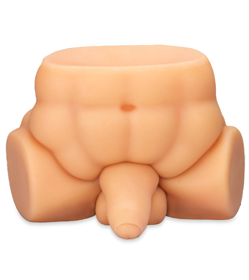 Ass masturbator with anus and flexible penis