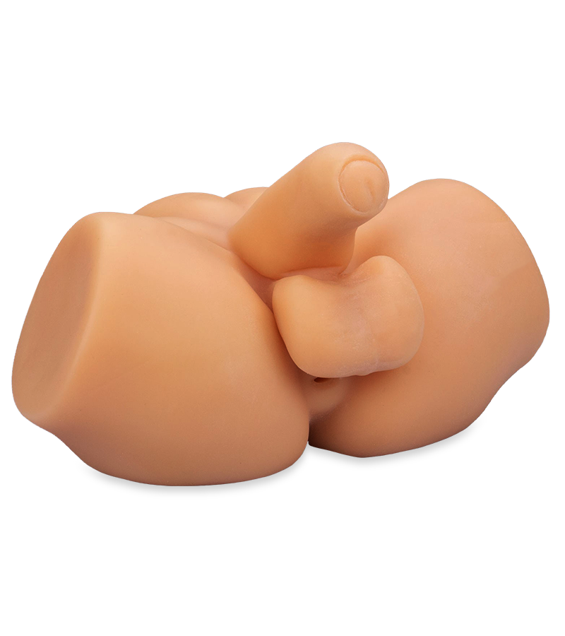 Ass masturbator with anus and flexible penis